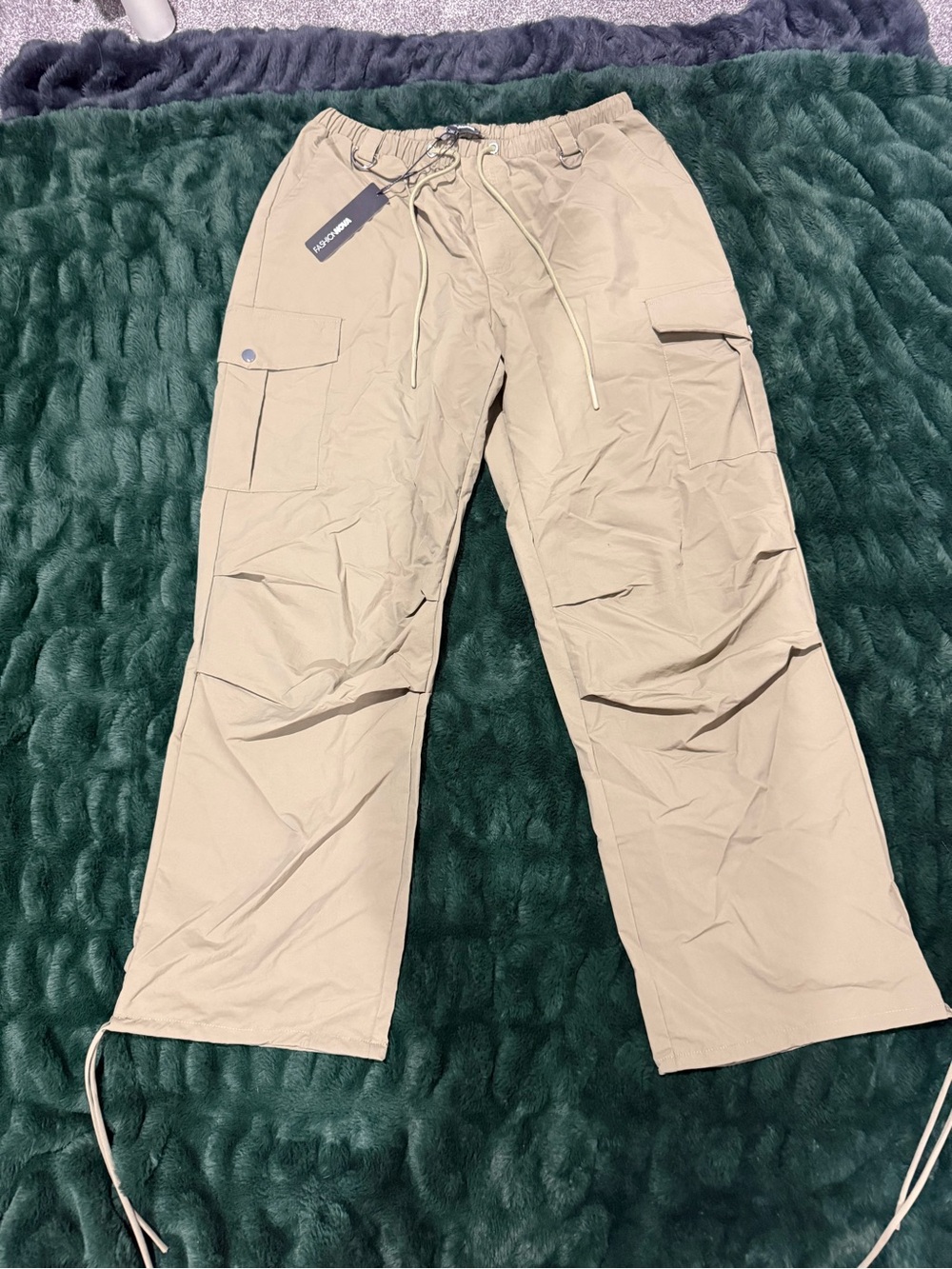 Fashion nova cargo drawstring pants